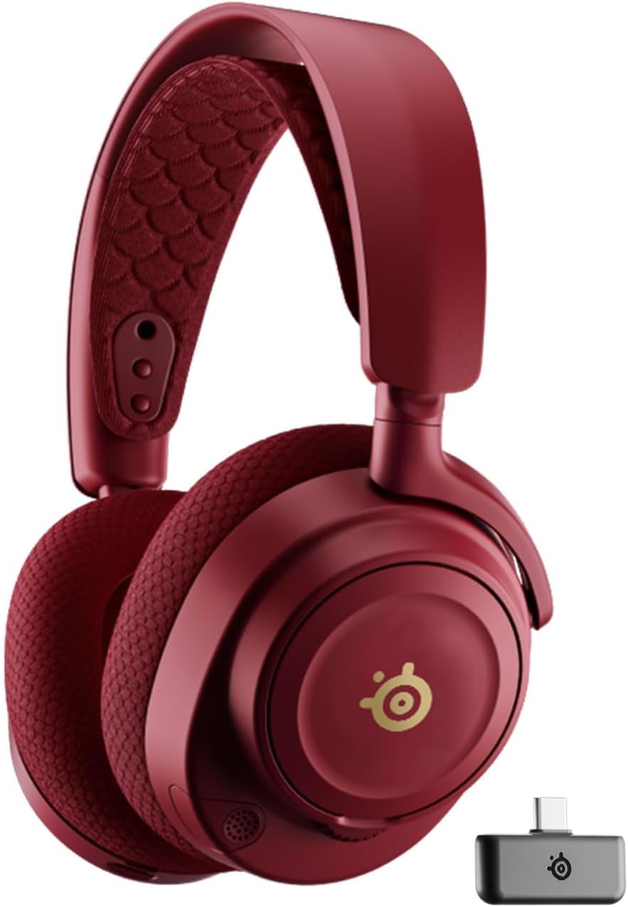 SteelSeries Arctis Nova 7 Wireless Multi-Platform Gaming Headset — Neodymium Magnetic Drivers — 2.4GHz + Mixable Bluetooth — 38Hr USB-C Battery — ClearCast Gen2 AI Mic — PC, PS5, Switch, VR, Mobile