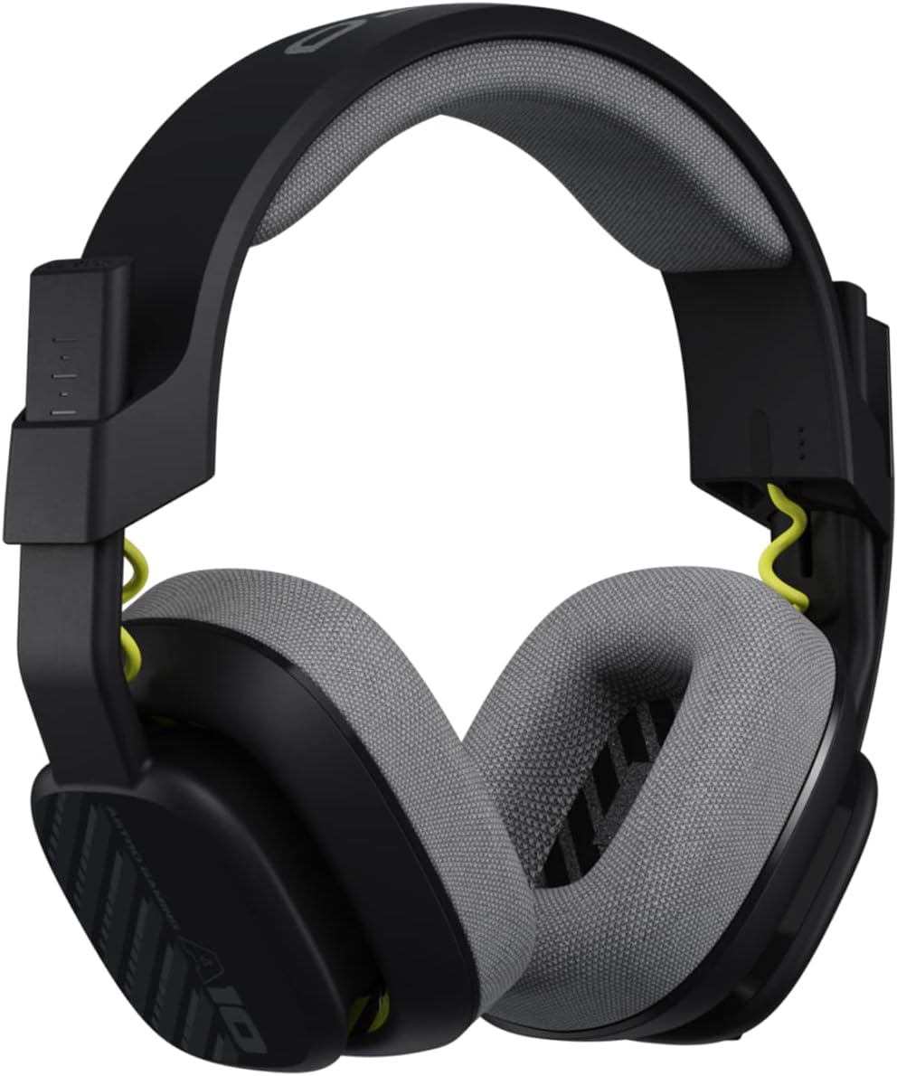 Logitech G Astro A10 Gen 2 Cross-Platform Wired Gaming Headset for PlayStation 5/4, Xbox S|X, Nintendo Switch, PC: 3.5mm Headphone Jack, 32mm Drivers, Flip-to-Mute Mic, Over-Ear - Grey