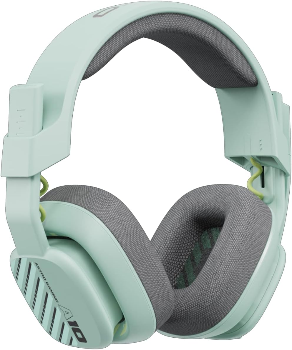Logitech G Astro A10 Gen 2 Cross-Platform Wired Gaming Headset for PlayStation 5/4, Xbox S|X, Nintendo Switch, PC: 3.5mm Headphone Jack, 32mm Drivers, Flip-to-Mute Mic, Over-Ear - Grey