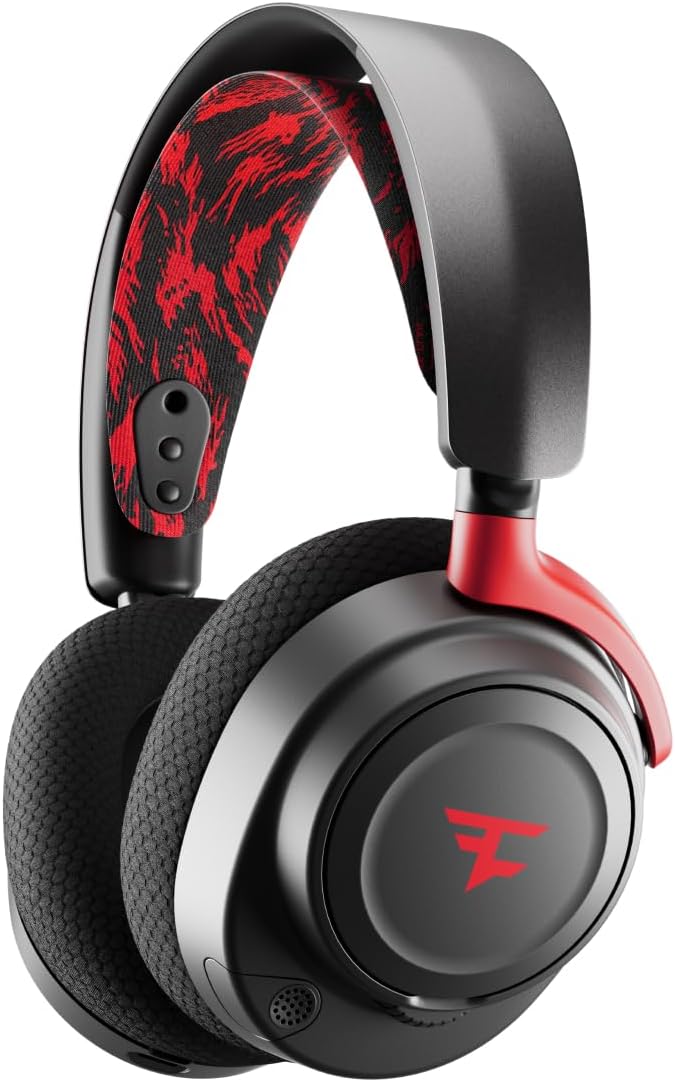 SteelSeries Arctis Nova 7 Wireless Multi-Platform Gaming Headset — Neodymium Magnetic Drivers — 2.4GHz + Mixable Bluetooth — 38Hr USB-C Battery — ClearCast Gen2 AI Mic — PC, PS5, Switch, VR, Mobile