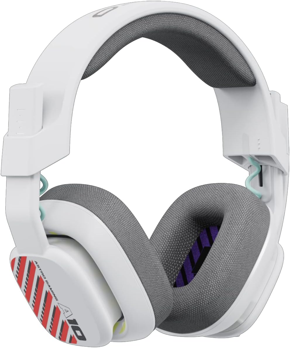 Logitech G Astro A10 Gen 2 Cross-Platform Wired Gaming Headset for PlayStation 5/4, Xbox S|X, Nintendo Switch, PC: 3.5mm Headphone Jack, 32mm Drivers, Flip-to-Mute Mic, Over-Ear - Grey