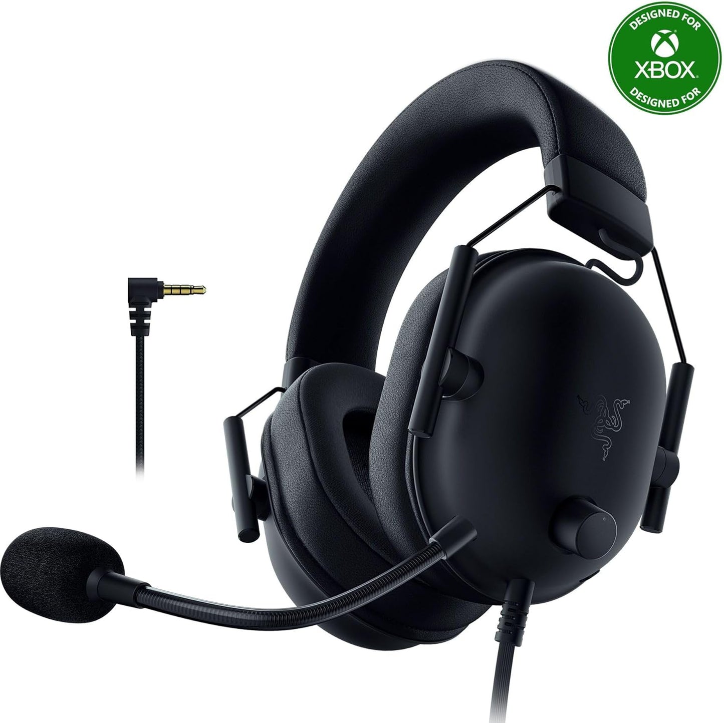 Razer BlackShark V2 X Gaming Headset: 7.1 Surround Sound - 50mm Drivers - Memory Foam Cushion - For PC, PS4, PS5, Switch - 3.5mm Audio Jack - Black