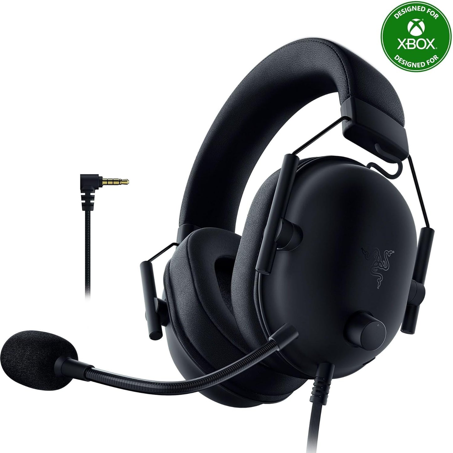 Razer BlackShark V2 X Gaming Headset: 7.1 Surround Sound - 50mm Drivers - Memory Foam Cushion - For PC, PS4, PS5, Switch - 3.5mm Audio Jack - Black