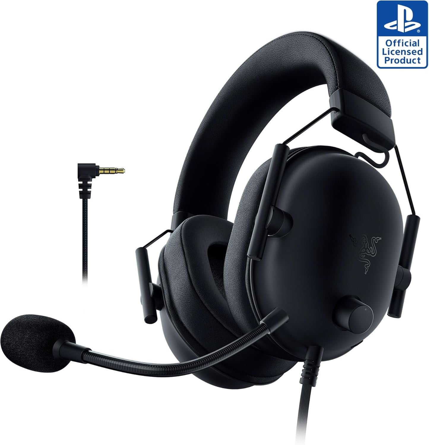 Razer BlackShark V2 X Gaming Headset: 7.1 Surround Sound - 50mm Drivers - Memory Foam Cushion - For PC, PS4, PS5, Switch - 3.5mm Audio Jack - Black