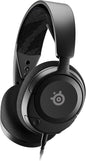 SteelSeries Arctis Nova 1 Multi-System Gaming Headset — Hi-Fi Drivers — 360° Spatial Audio — Comfort Design — Durable — Ultra Lightweight — Noise-Cancelling Mic — PC, PS5/PS4, Switch, Xbox - White